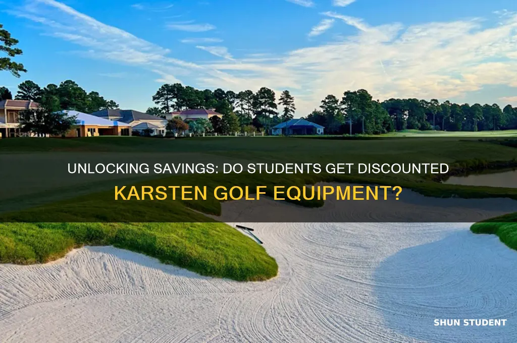 do students get discounted karsten golf