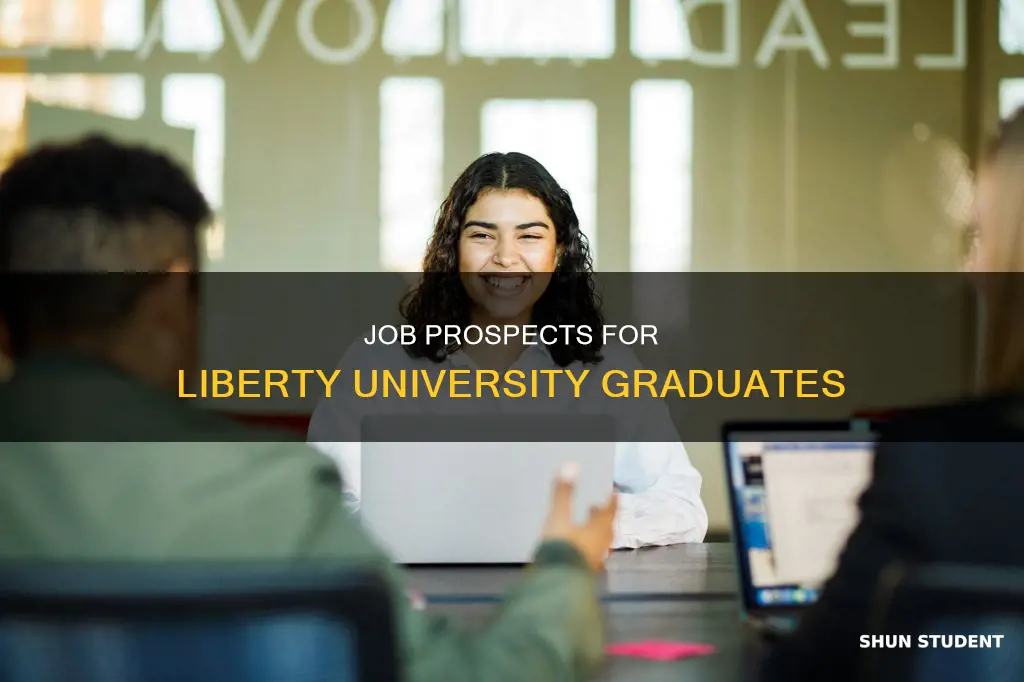 do students get jobs after graduating from liberty university
