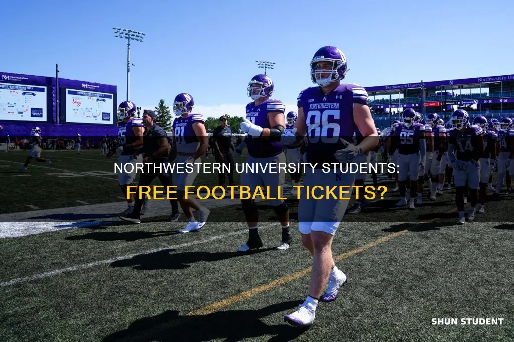 do students get tickets to football games at northwestern university