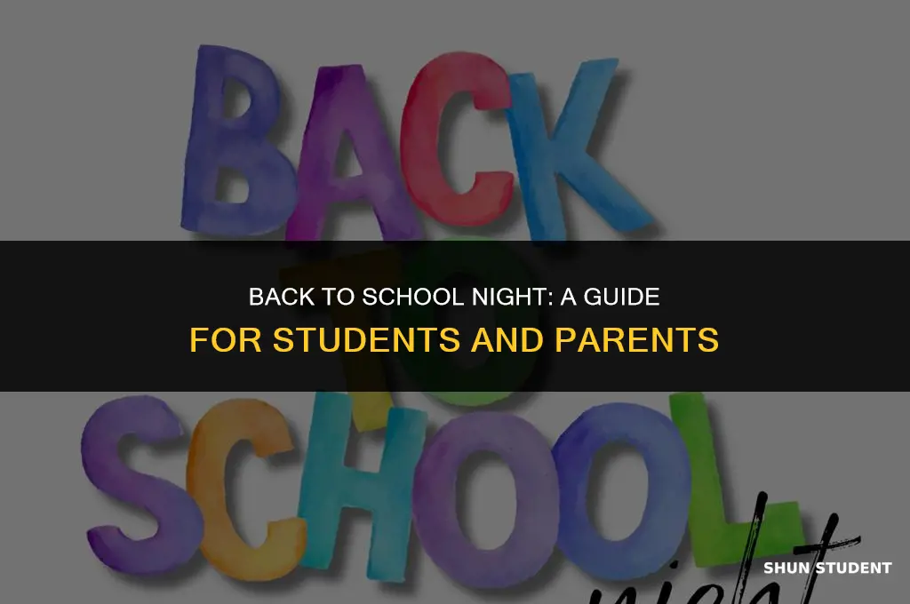 do students go to back to school night