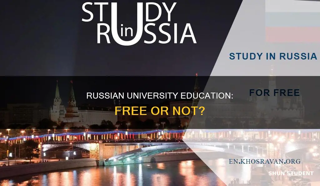 do students go to university for free in russia
