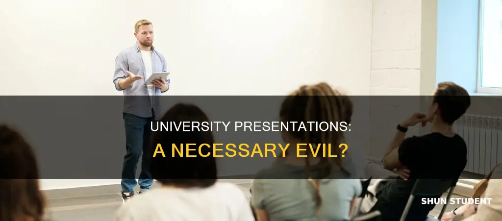 do students have to do presentations in university