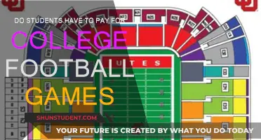 College Football Games: Should Students Pay to Play?