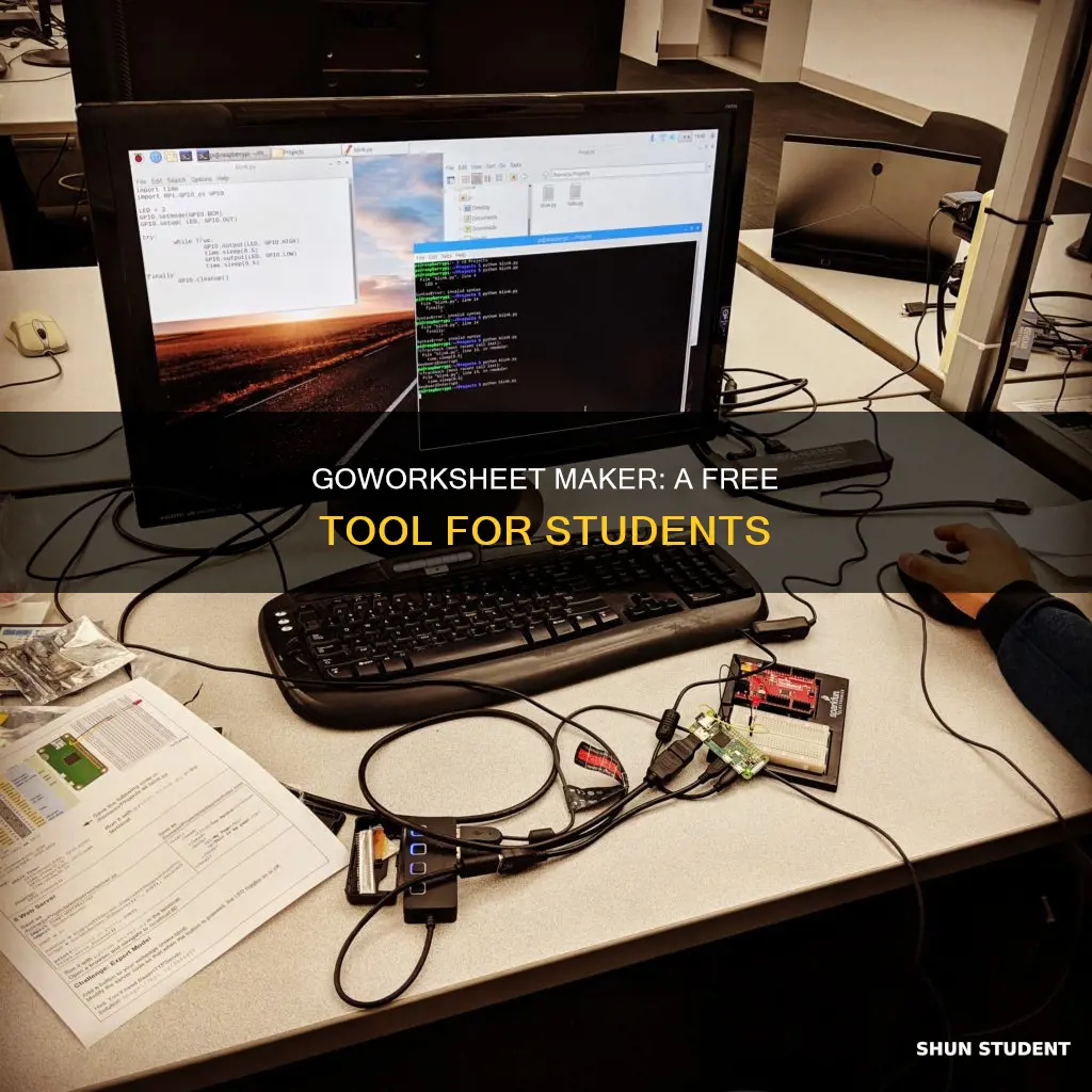 do students have to pay for goworksheet maker