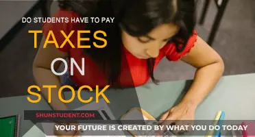 Stock Market Gains: Do Students Pay Taxes?