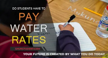 Water Rates: Student Payment Exemptions and Reductions