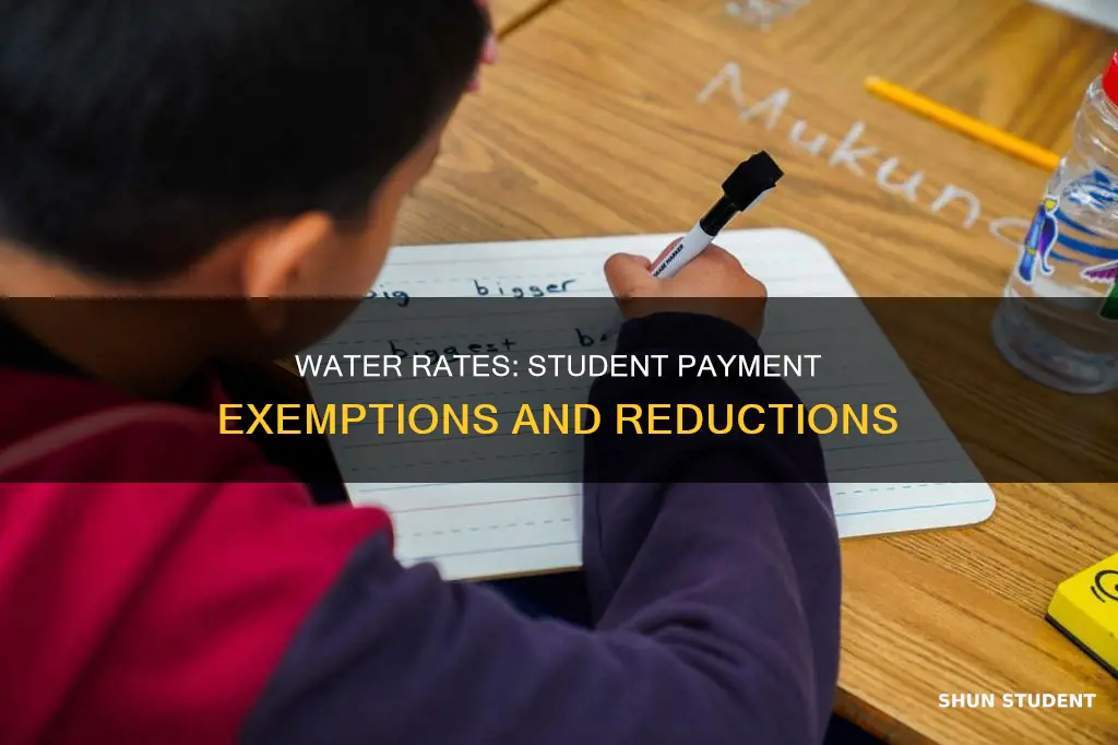 do students have to pay water rates