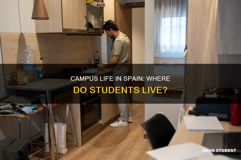 do students live on campus in spain universities