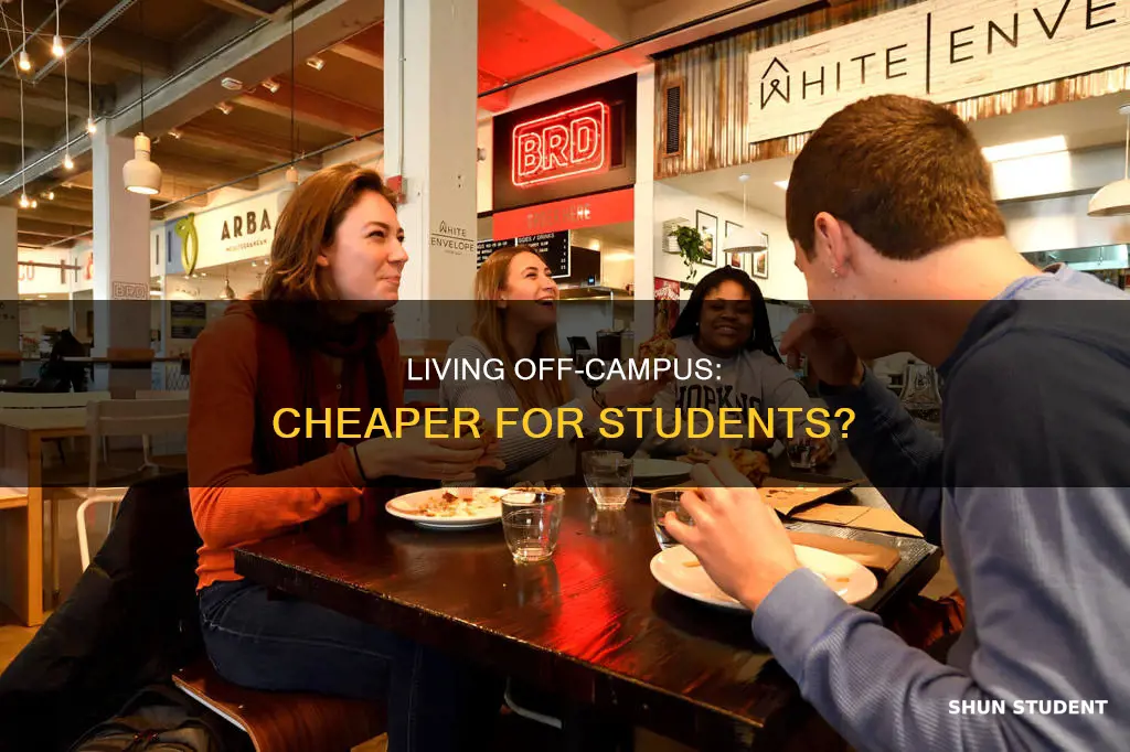 do students living off campus pay less for college