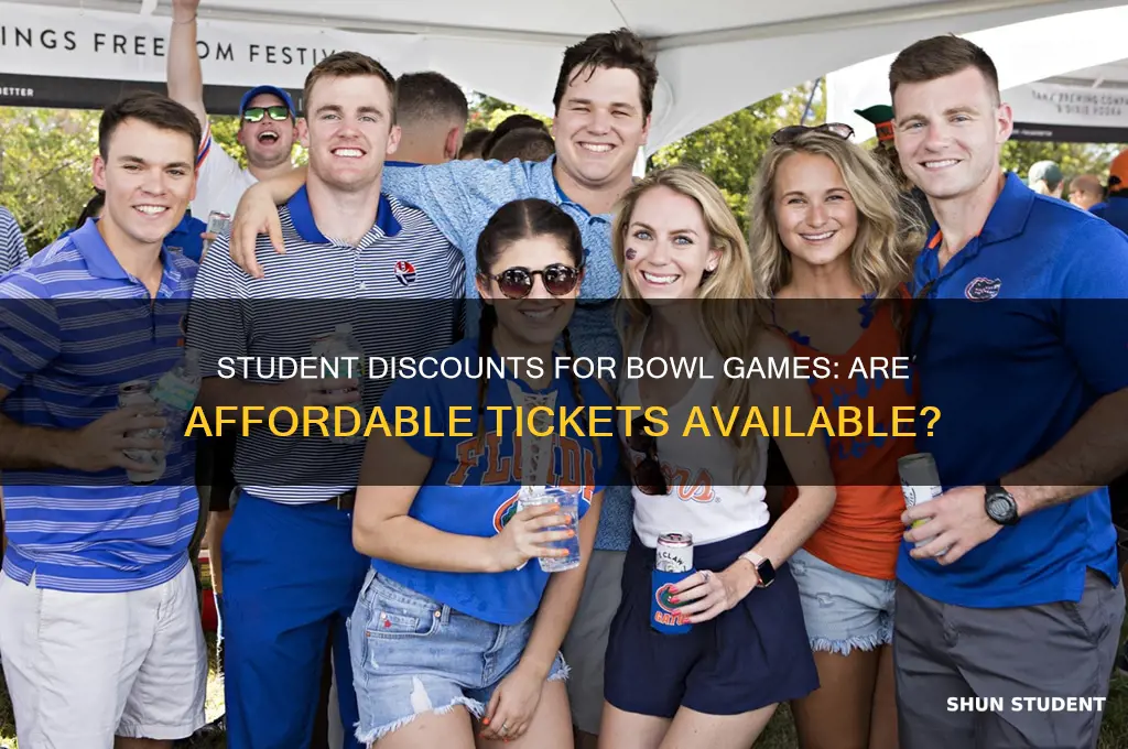 do students of attending bowl games get discounted tickets