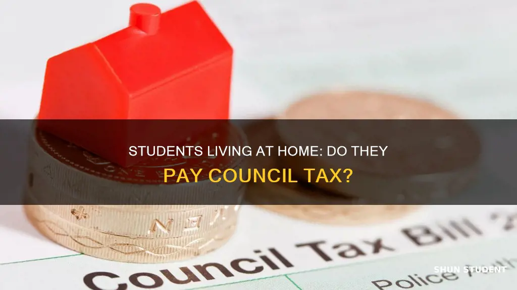 do students pay council tax if they live at home