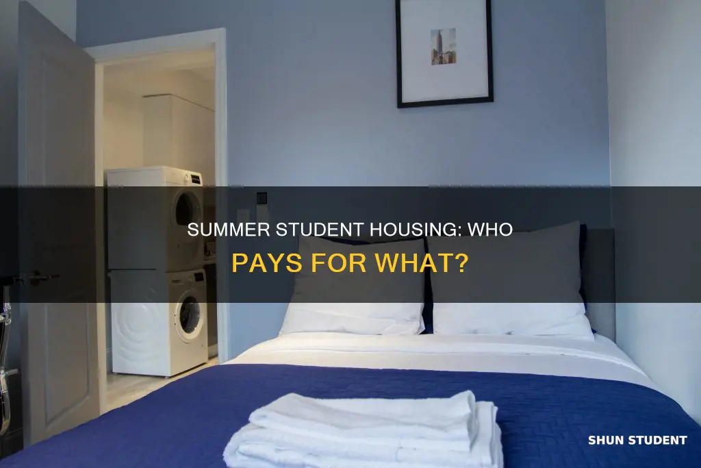 do students pay for apartments during summer