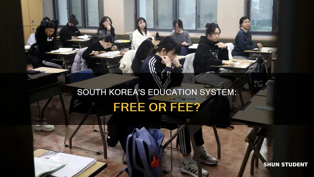 do students pay for education in south korea