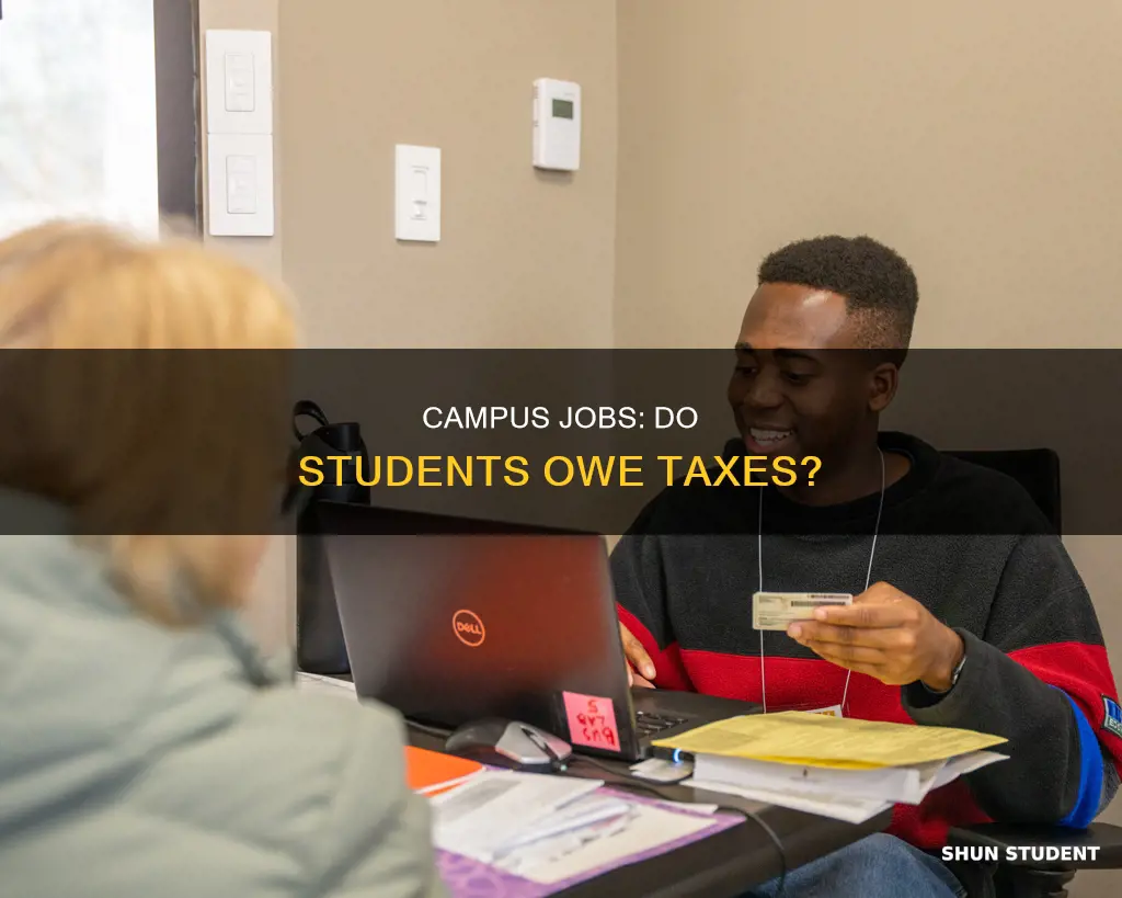 do students pay tax on campus jobs