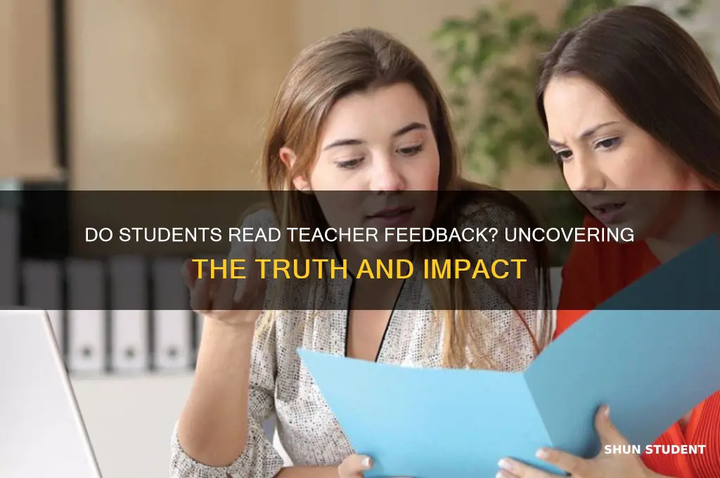 do students read teacher feedback