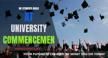 University Commencements: Students' Walk to Remember
