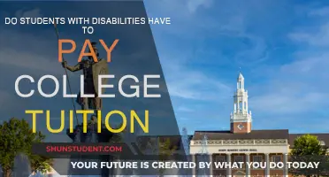 Disability and Tuition Fees: Who Pays?