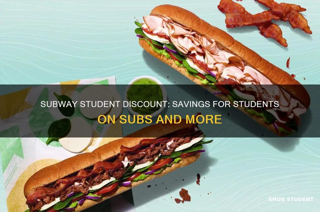 do subway do student discount