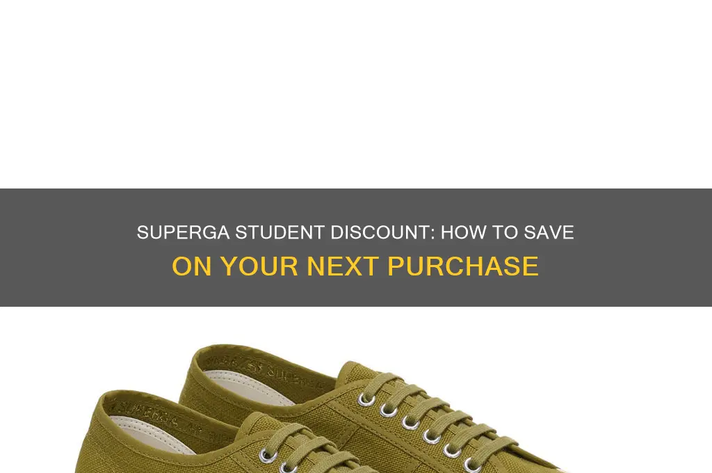 do superga take student discount