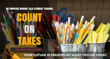 Student Teaching Supplies: Tax Deductible or Not?