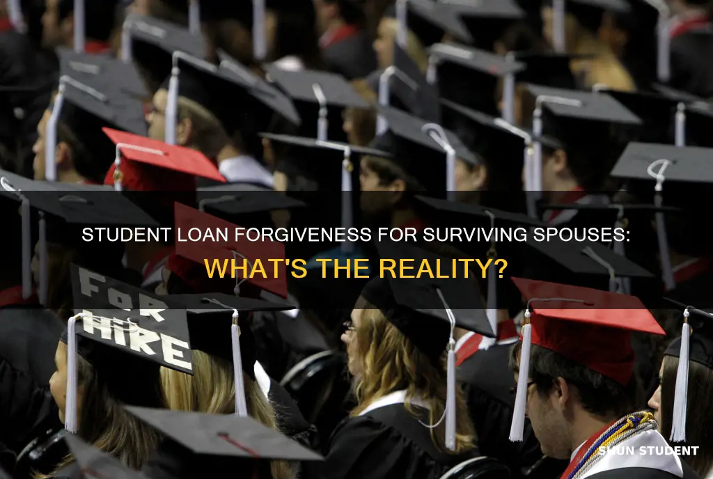 do surviving spouses have to pay off student loans