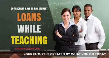 Teaching and Student Loans: Do Educators Pay While Educating?