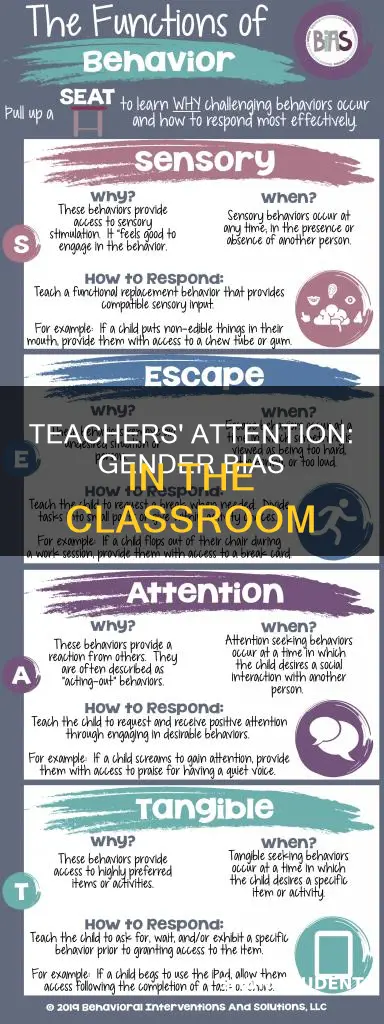 do teachers pay more attention to male students