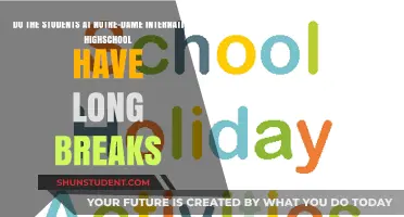 International Students: Long Breaks at Notre-Dame High School?