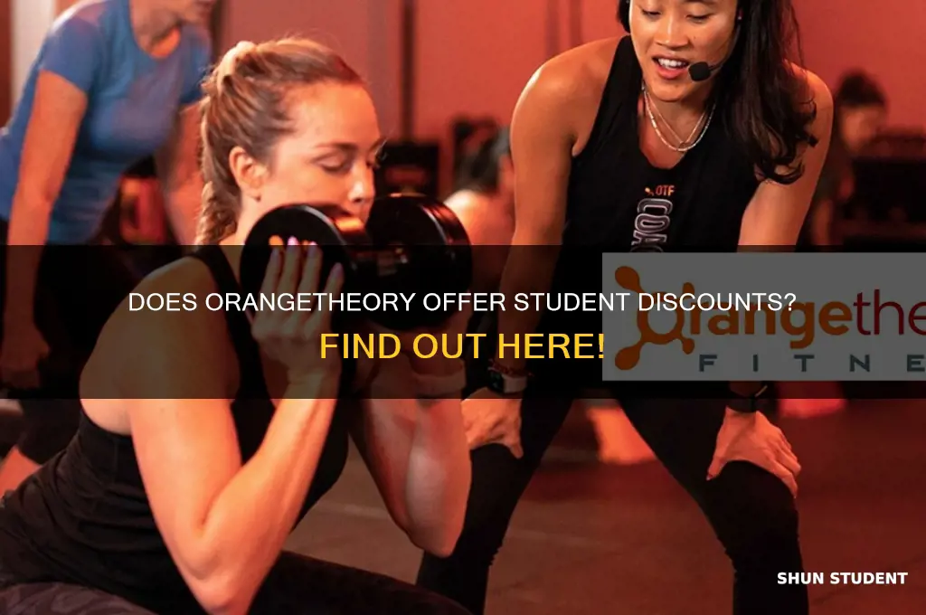 do they offer student discounts for orange theory