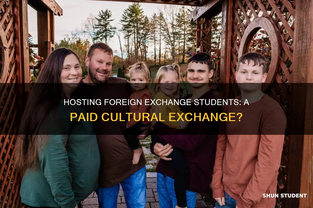 do they pay you to host a foreign exchange student
