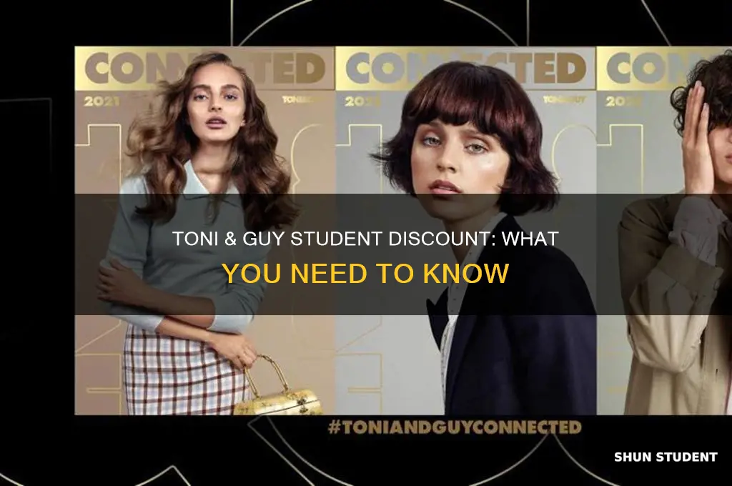 do toni and guy do student discount