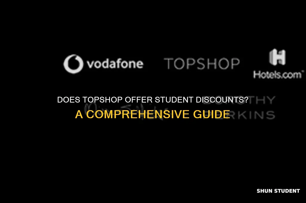 do topshop accept student discount