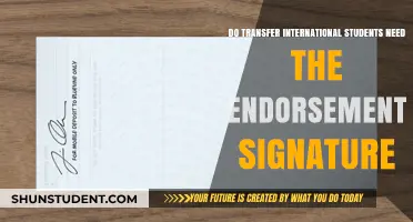 Transferring Internationally: Endorsement Signature Essential?