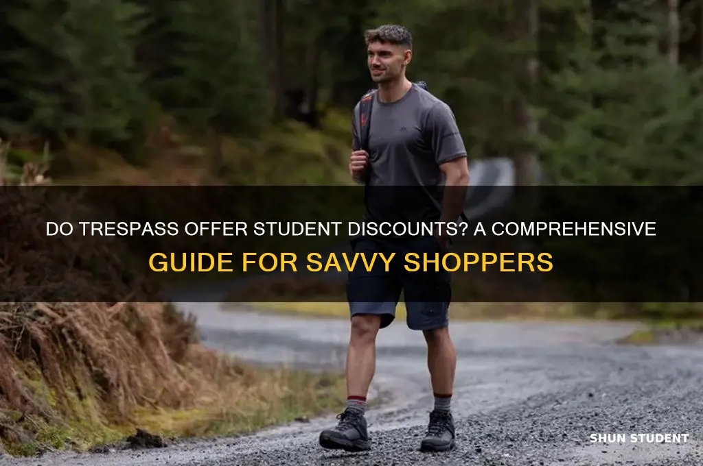 do trespass offer student discount