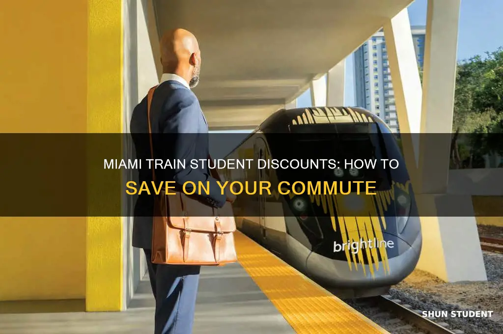 do u get student discount for trains miami