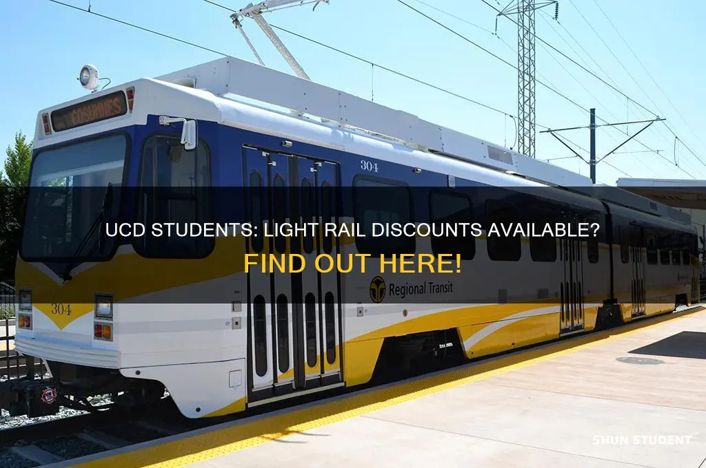 do ucd students get discounts for light rail