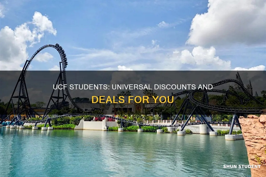 do ucf students get discounts to universal