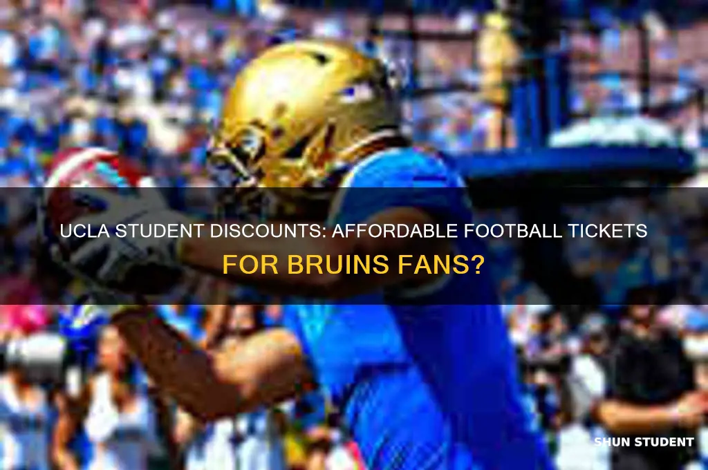 do ucla students get discounted football tickets