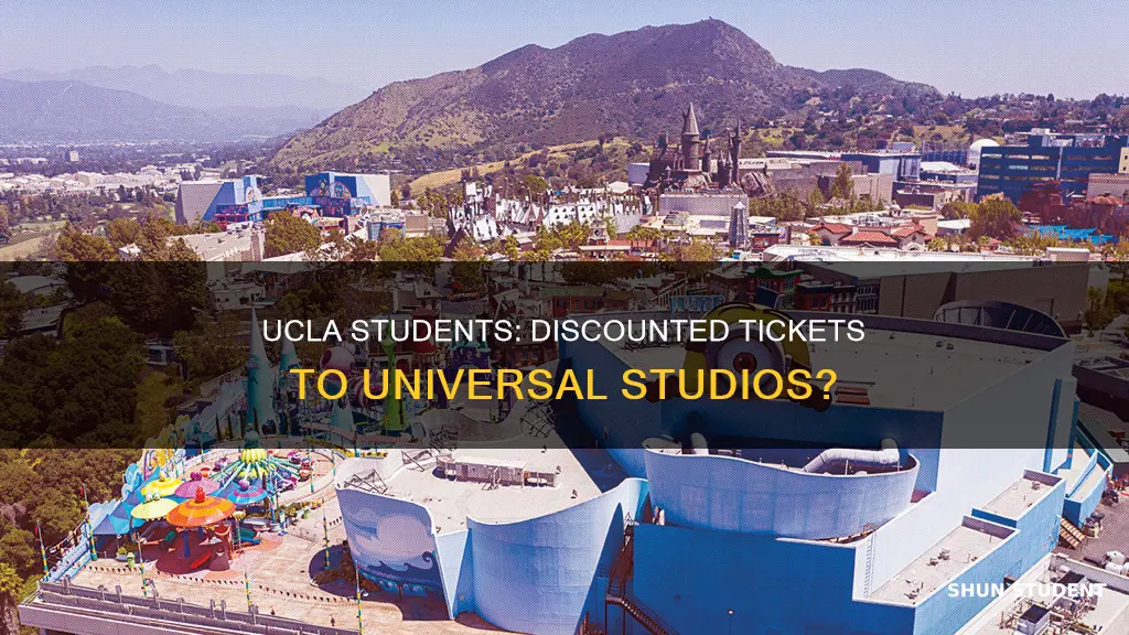 do ucla students get discounted tickets to universal studios