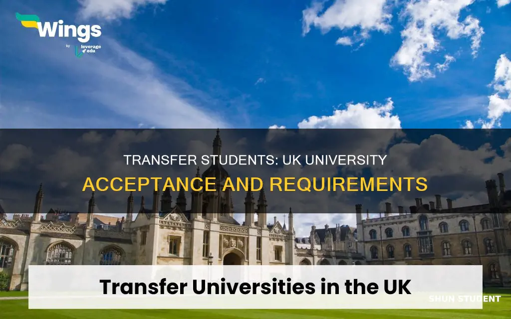 do uk universities accept transfer students