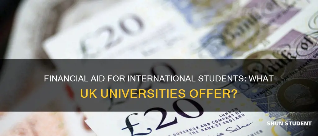 do uk universities give financial aid to international students