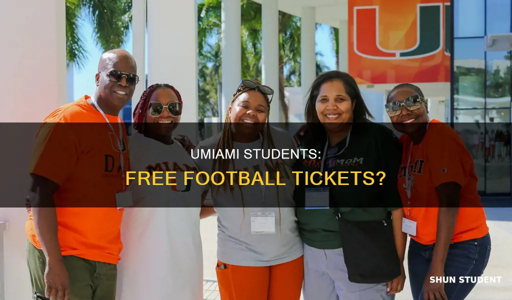 do umiami students pay for football tickets