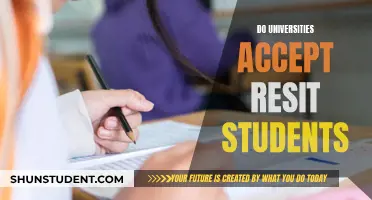 Resit Students: University Acceptance and the Road Ahead