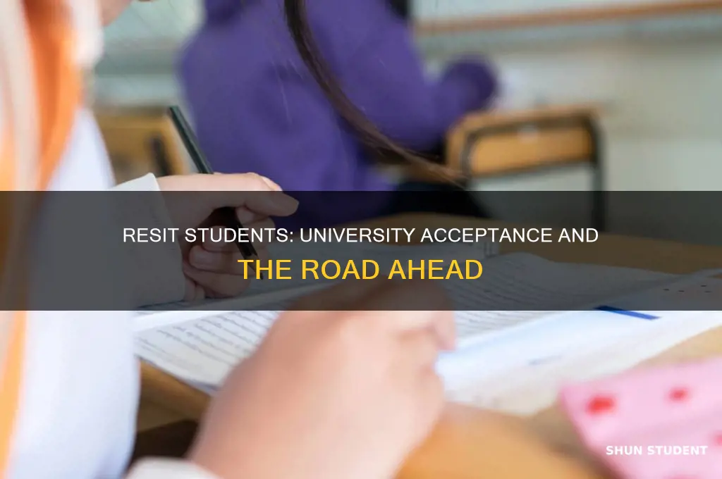 do universities accept resit students