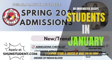 January Intake: University Admissions for the New Year