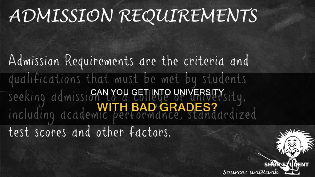 do universities accept students with bad grades