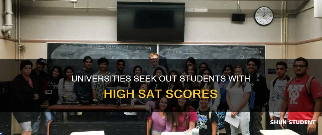 do universities and colleges contact students based on sat scores