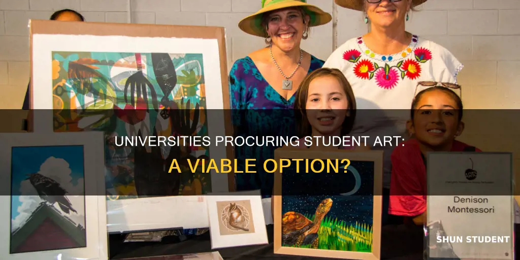 do universities buy student art