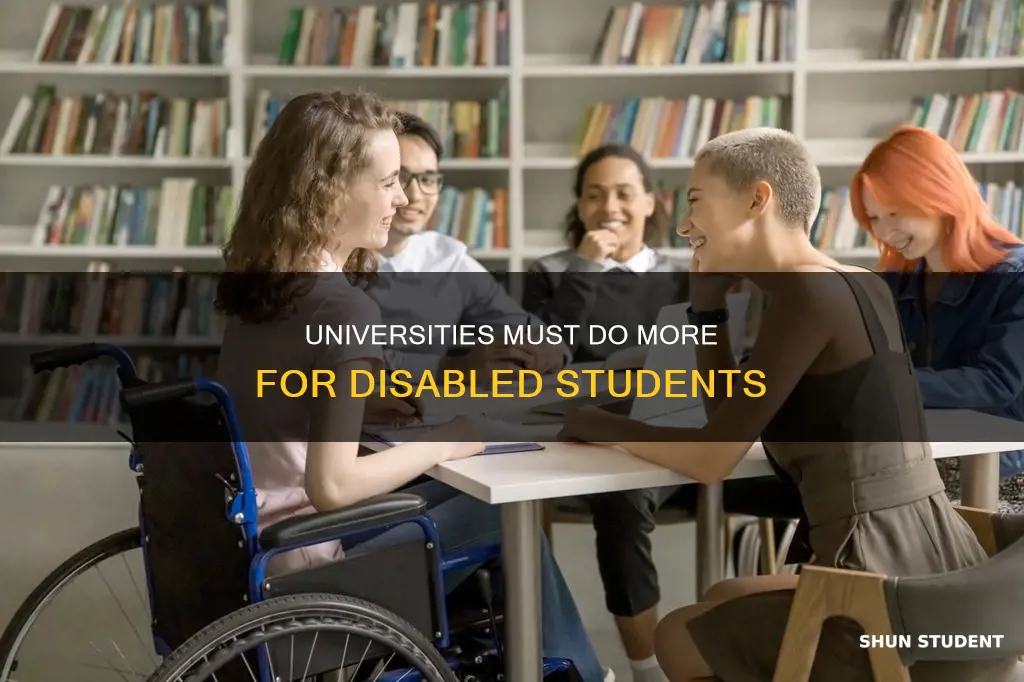 do universities can more to support their students with disabilities