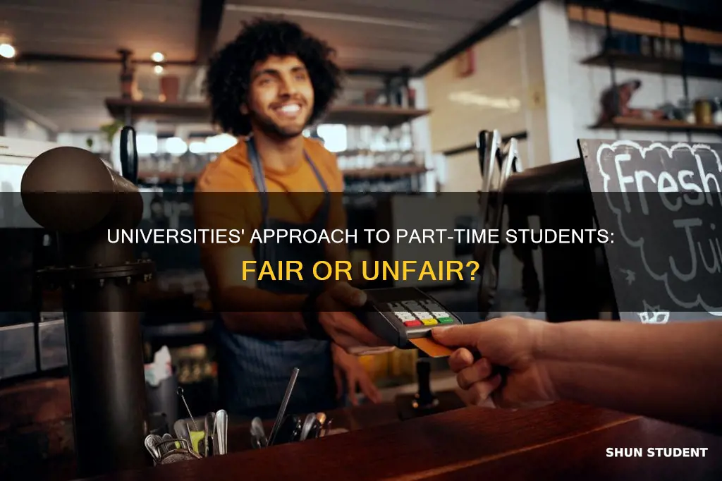 do universities care if you are a part time student